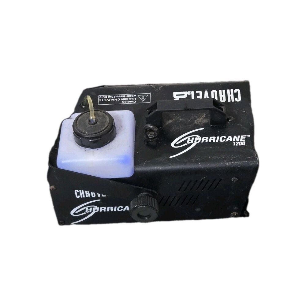Chauvet Hurricane 1200 Fog Machine w Timer Remote Tested Working DJ